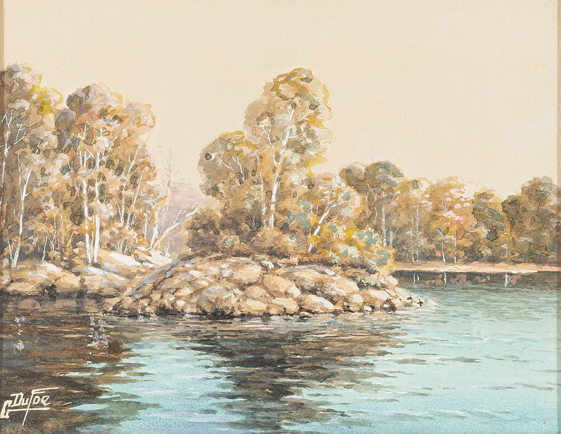 Gordon Dufoe (Canadian 1891-1975) Landscape With Island