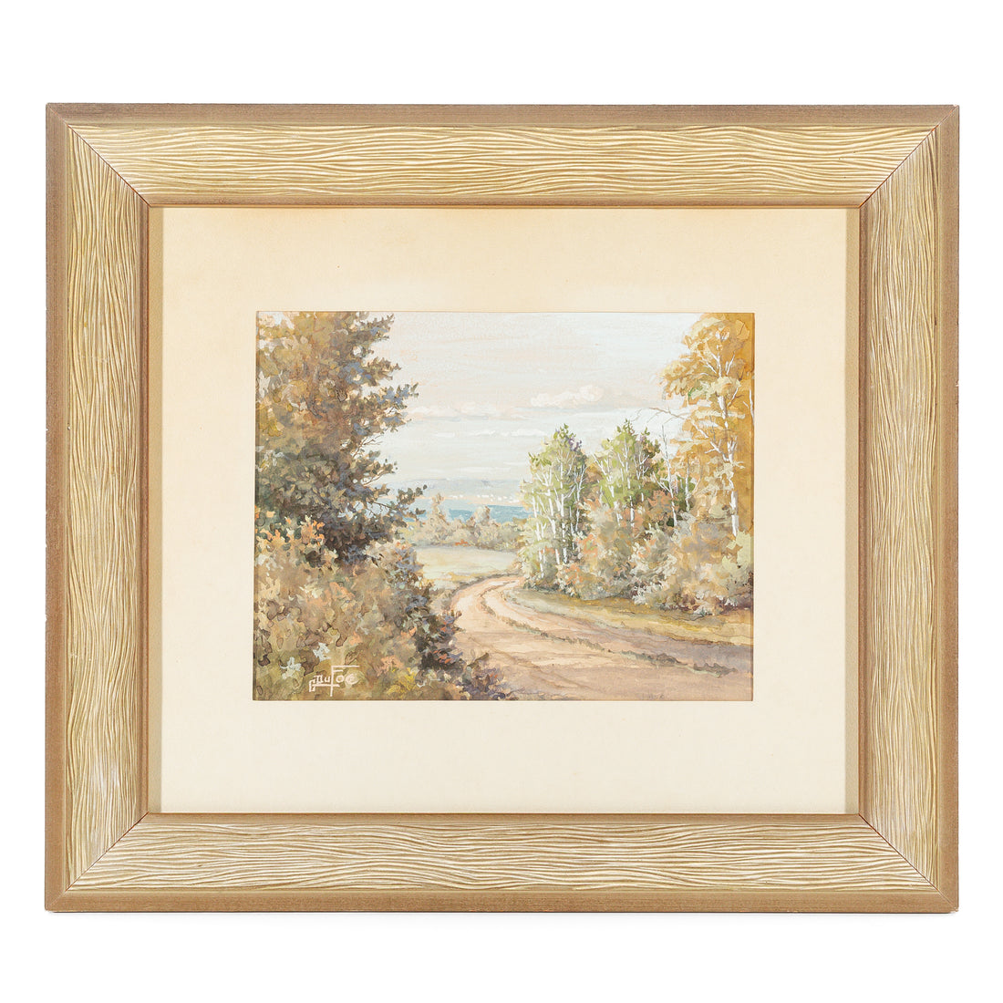 Gordon Dufoe (Canadian 1891-1975) Landscape With Road And Trees