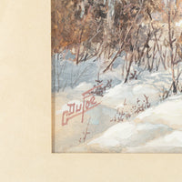 Gordon Dufoe (Canadian 1891-1975) Winter Landscape With Road