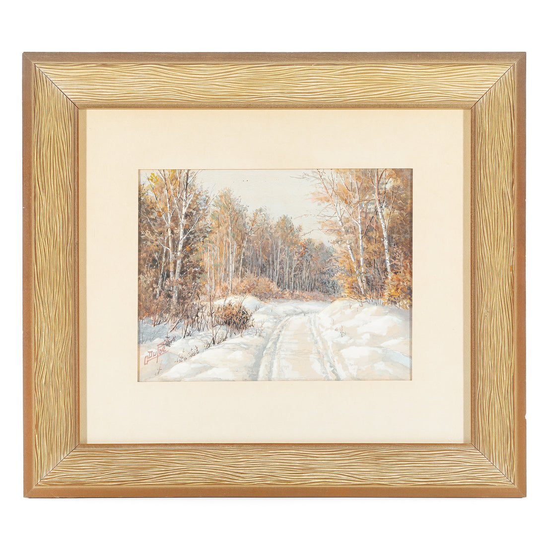 Gordon Dufoe (Canadian 1891-1975) Winter Landscape With Road