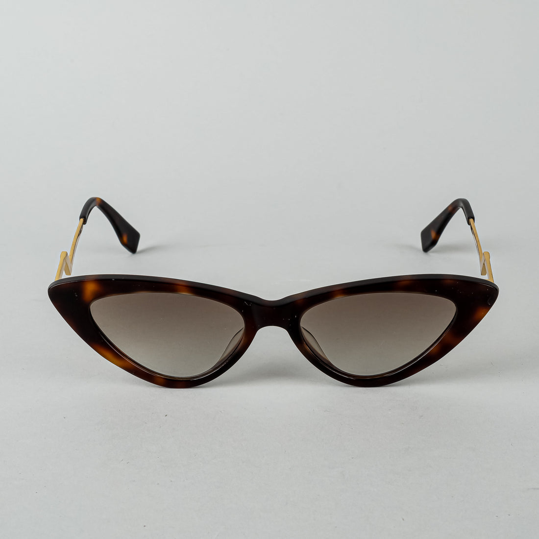 FENDI Cat-Eye Havana Sunglasses
