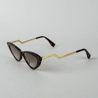FENDI Cat-Eye Havana Sunglasses