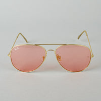 RAY-BAN Aviator Pink Sunglasses