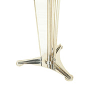 GLOBAL VIEWS French Moderne Chrome End Table With Mirrored Top