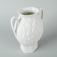 KAISER M.Frey White Bisque Op-Art Urn Vase 579