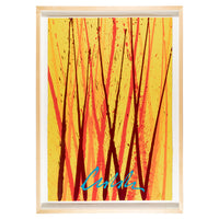 Dale Chihuly (American 1941) "River Reeds" Intaglio/lithography With Acrylic Handwork