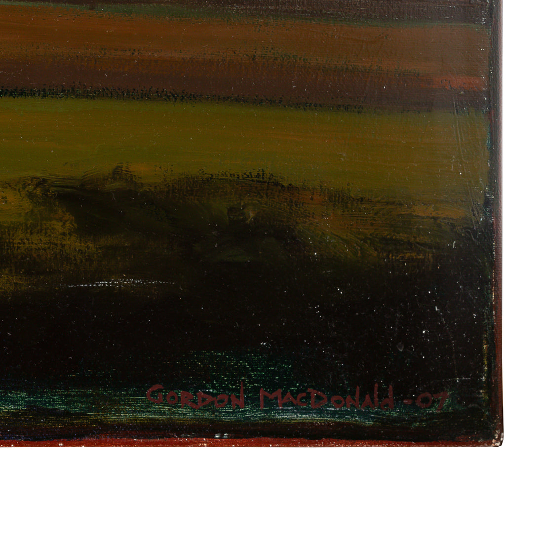Gordon MacDonald (Canadian 20thC) Landscape Oil on Canvas