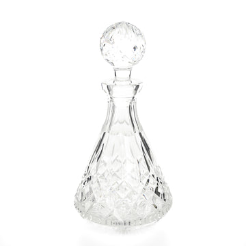 WATERFORD Lismore Roly Poly Decanter And Ball Stopper
