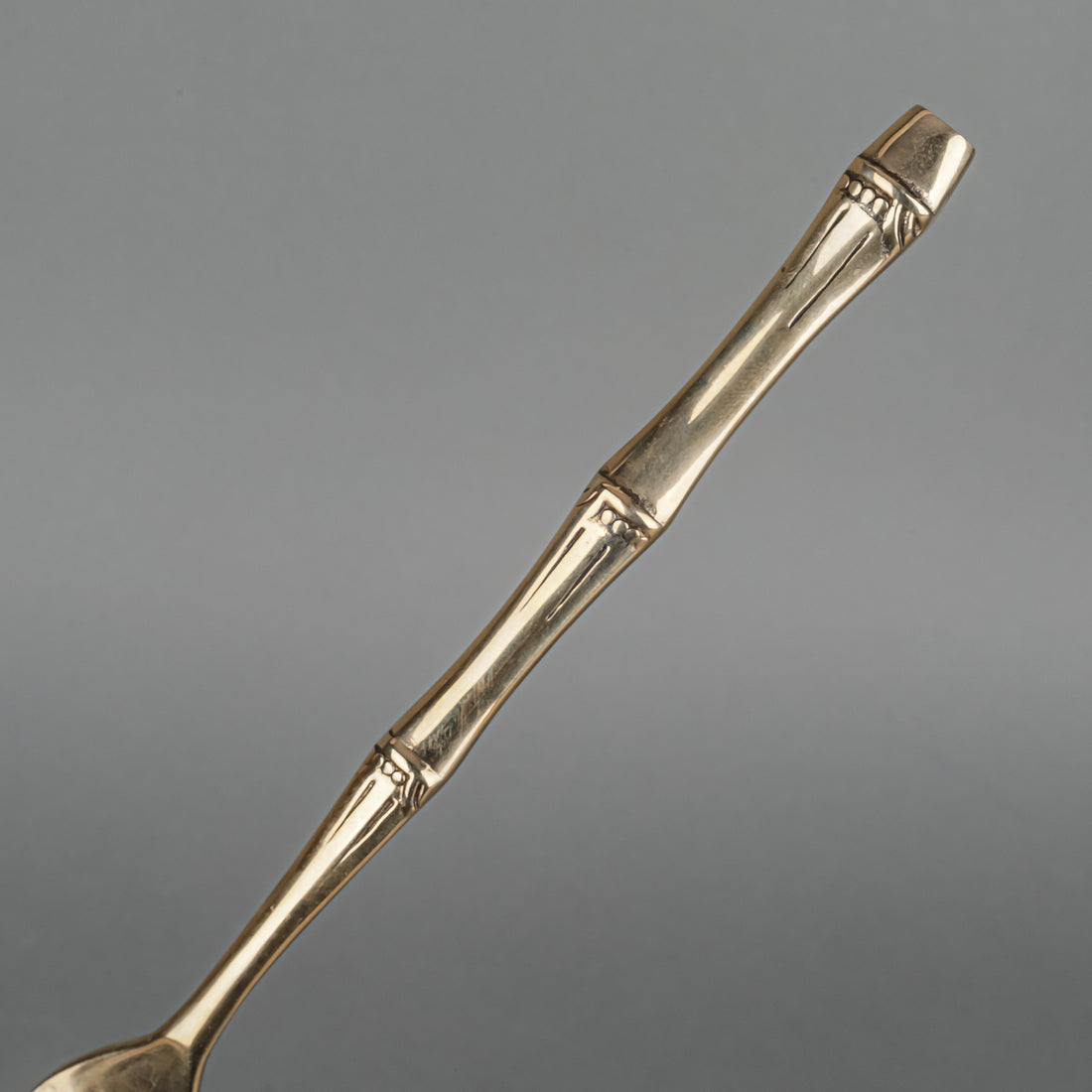 THAI BRONZEWARE Royal Bamboo Nickel Bronze Flatware 12 Place Settings