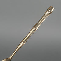 THAI BRONZEWARE Royal Bamboo Nickel Bronze Flatware 12 Place Settings