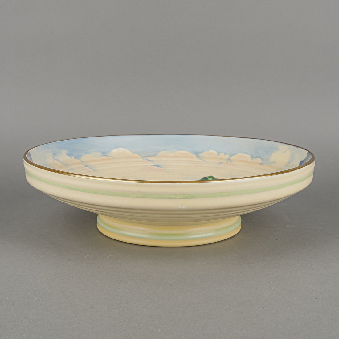 GRIMWADES ROYAL WINTON Hand Painted Scenic Footed Centrepiece Bowl