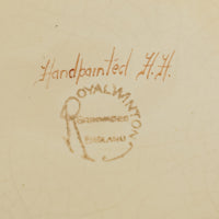 GRIMWADES ROYAL WINTON Hand Painted Scenic Footed Centrepiece Bowl