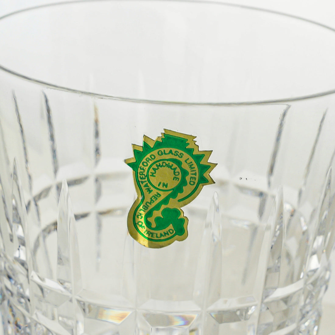 WATERFORD Glenmore Old Fashion Glasses Set Of 2