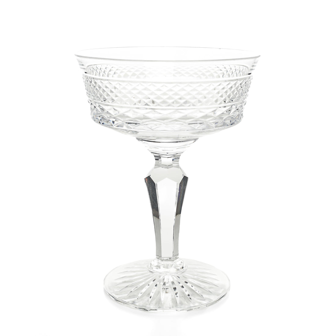 ROYAL DOULTON Carlyle Crystal Coupe Champagne Glasses Set Of 5