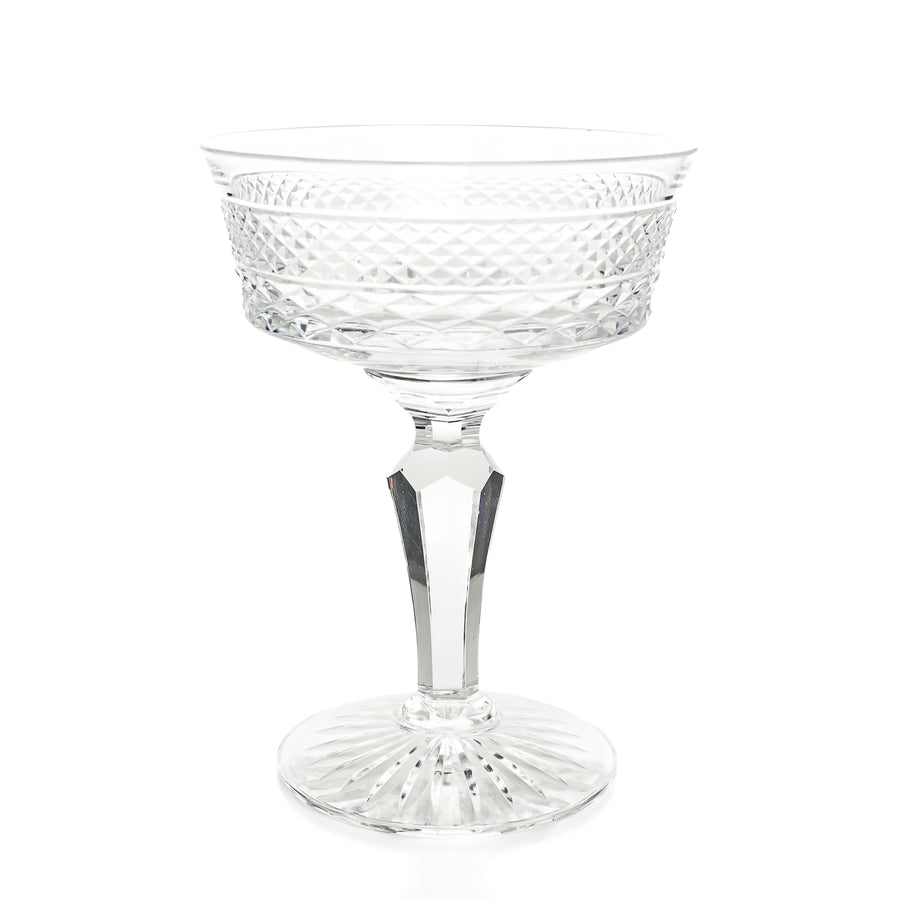 ROYAL DOULTON Carlyle Crystal Coupe Champagne Glasses Set Of 5