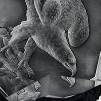 MOSER Crystal Sculpture PERCHED EAGLE