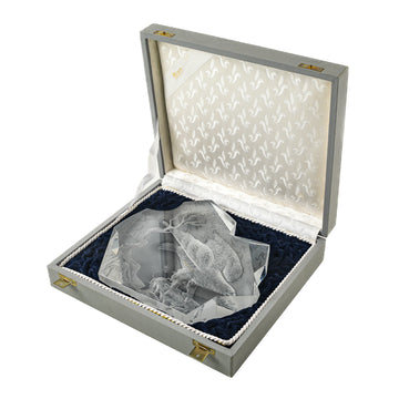 MOSER Crystal Sculpture PERCHED EAGLE