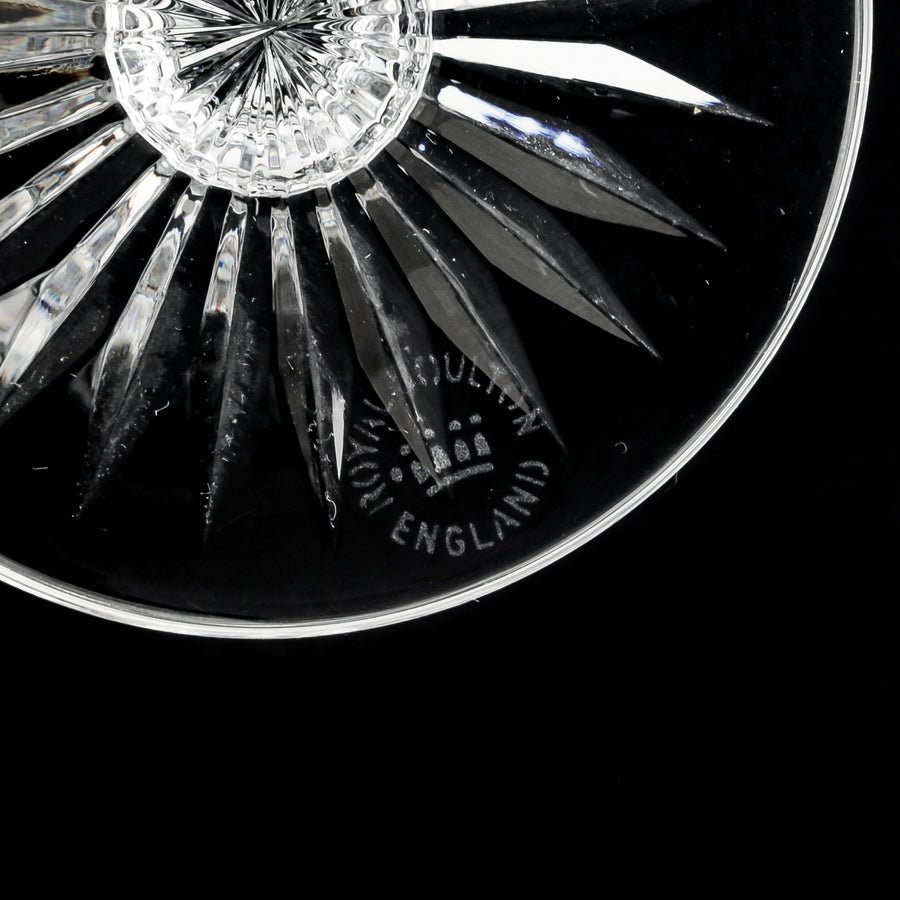 ROYAL DOULTON Carlyle Crystal Goblets Set Of 6