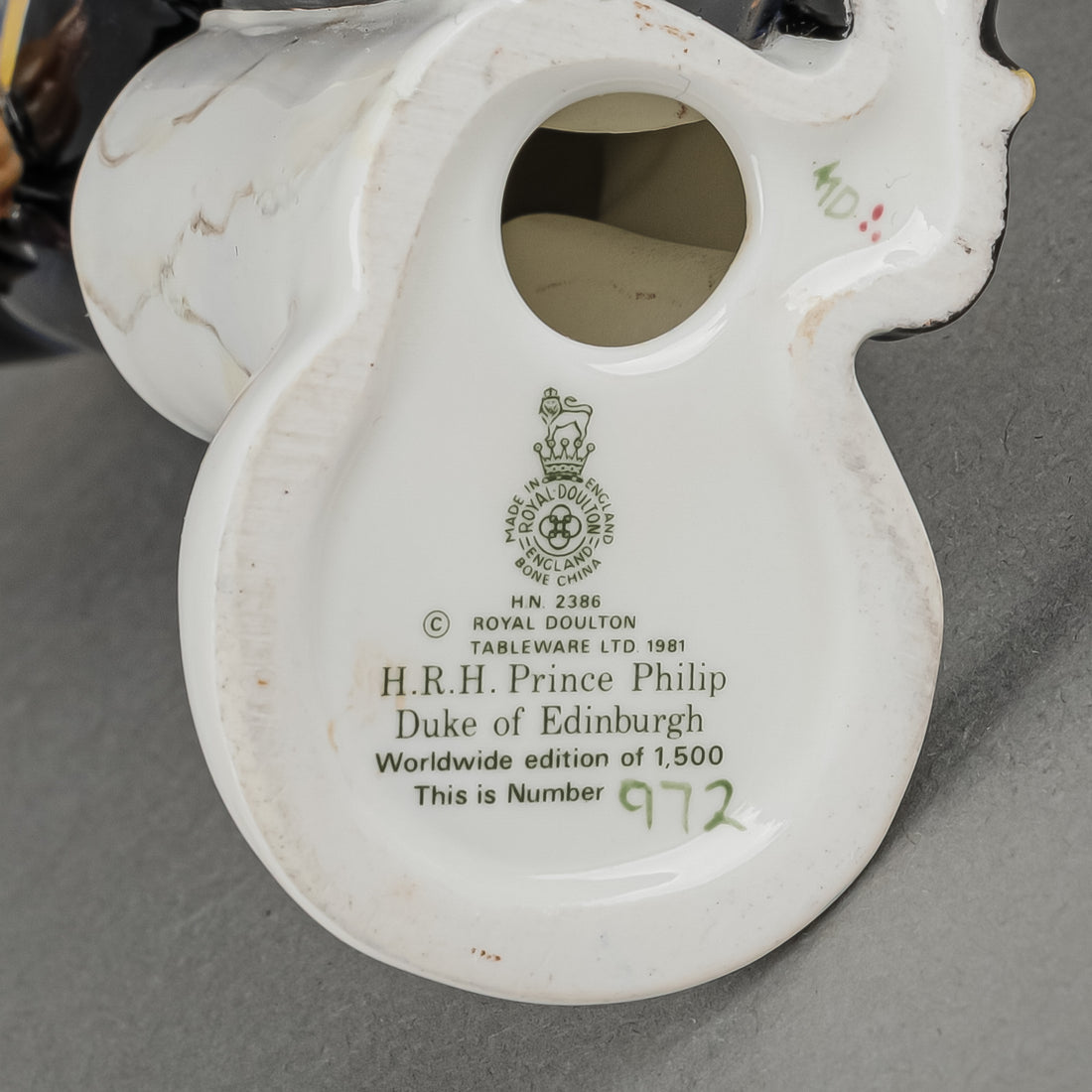 ROYAL DOULTON Figurine HRH Prince Philip Duke Of Edinburgh HN 2386