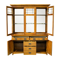 BASSETT Mission Oak China Cabinet