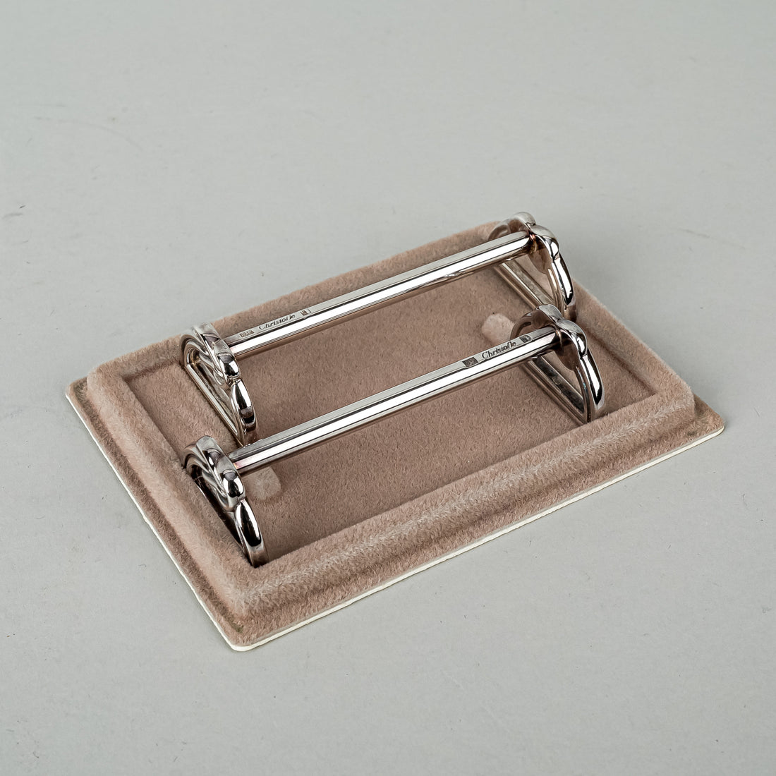 CHRISTOFLE Oceana Silver Plate Knife Rests Set of 8