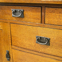 BASSETT Mission Oak China Cabinet
