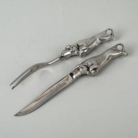 BRUCE FOX Charging Bull Steak Knife & Fork Set of 8 16pcs