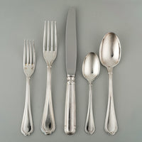 CHRISTOFLE Oceana Silver Plate Flatware 6 Place Settings 30pcs
