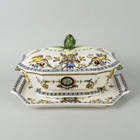 GIEN Renaissance Series Covered Tureen & Stand 3pcs