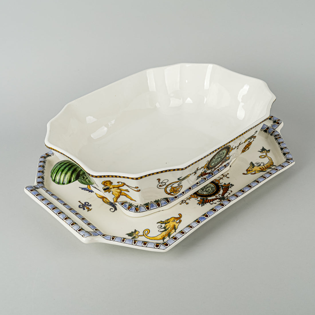 GIEN Renaissance Series Covered Tureen & Stand 3pcs