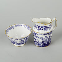 ROYAL CROWN DERBY Mikado Tea Service 4pcs Chelsea Shape