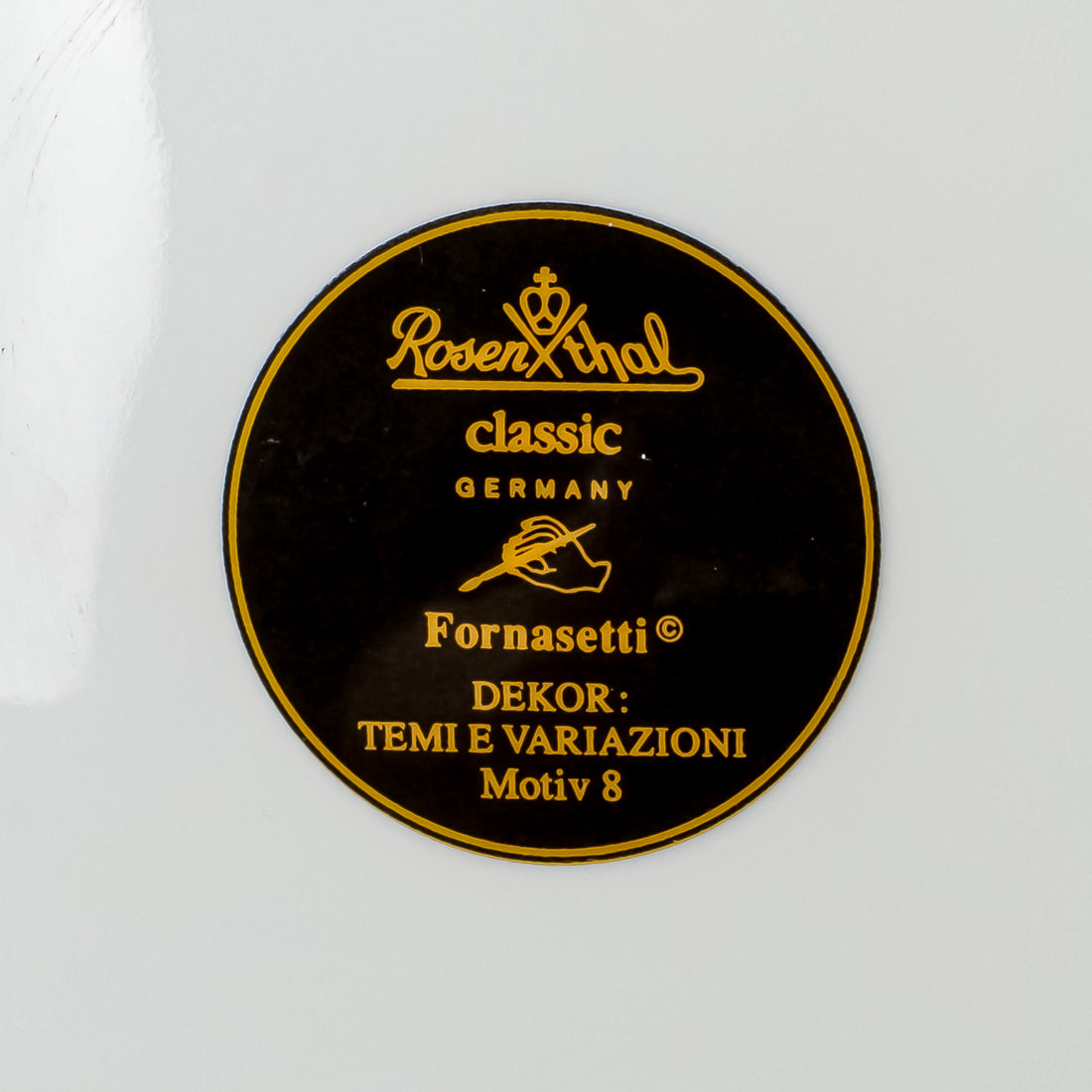 ROSENTHAL Fornasetti Temi E Variazioni Motiv 8 Wall Plate