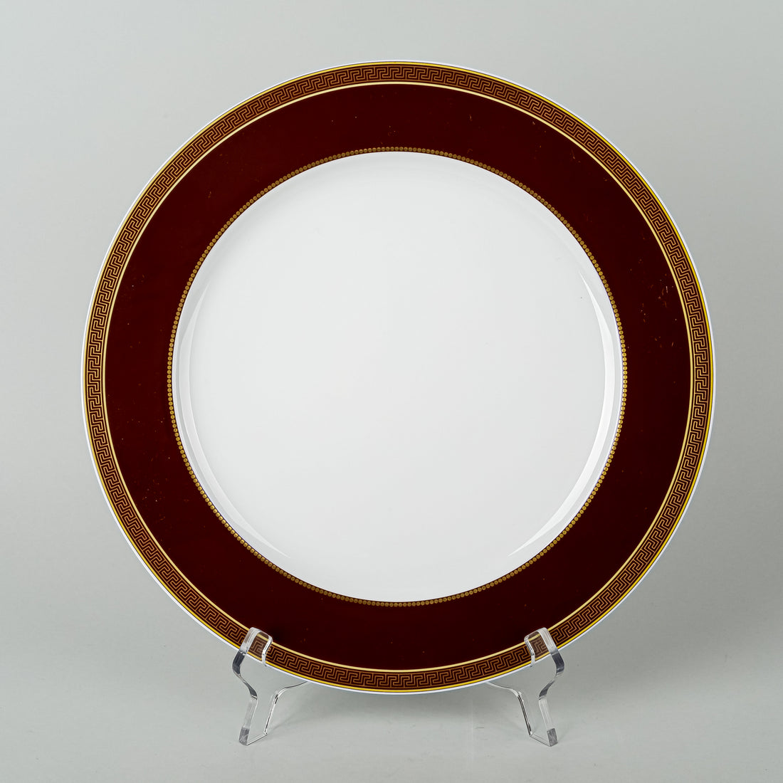 ROSENTHAL VERSACE Medaillon Meandre Marron Chargers Set Of 11