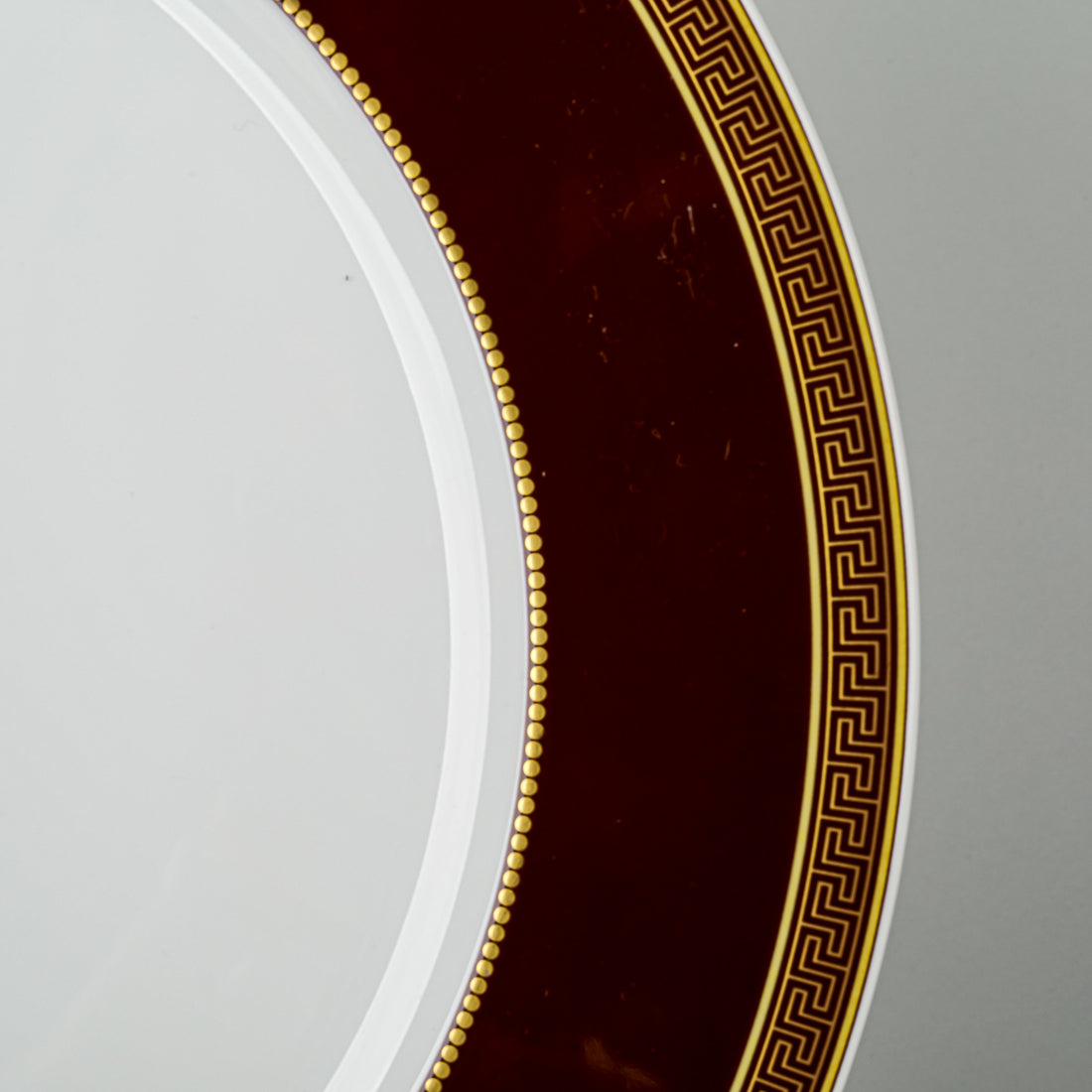 ROSENTHAL VERSACE Medaillon Meandre Marron Chargers Set Of 11