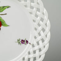MEISSEN Fruit Basketweave Salad/Dessert Plates Set Of 6