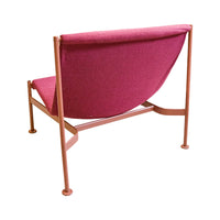 CAPPELLINI Telo Lounge Chairs Burgandy Set of 4