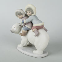LLADRO Figurine Polar Bear Riders 5353M