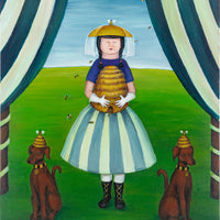 Barbara Mulstein (Canadian 20th C) Untitled - Beekeeper