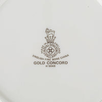 ROYAL DOULTON Gold Concord H5049 Soup Plates Set of 6