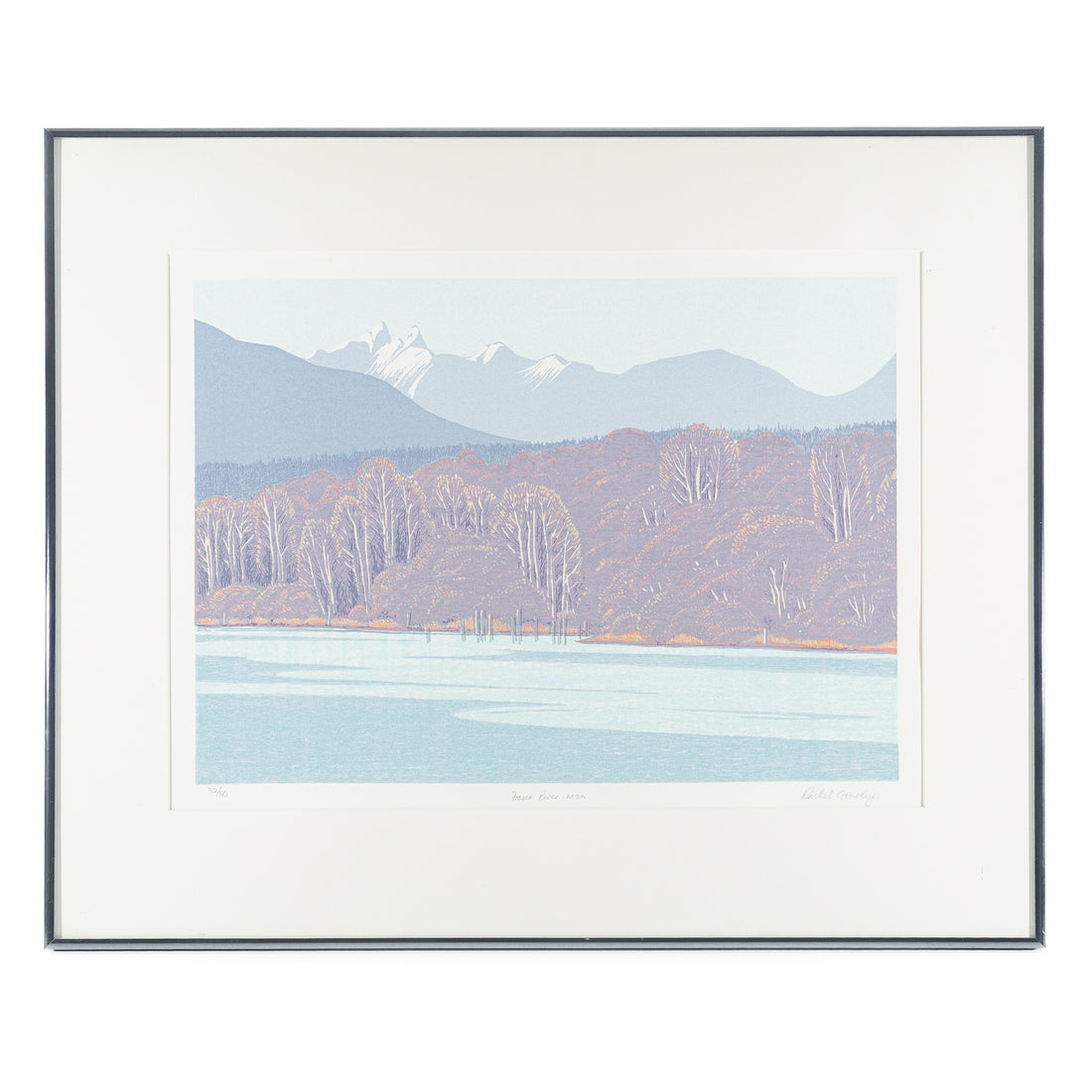 Rachel Gourley (British 20th C)      "Fraser River, Noon"