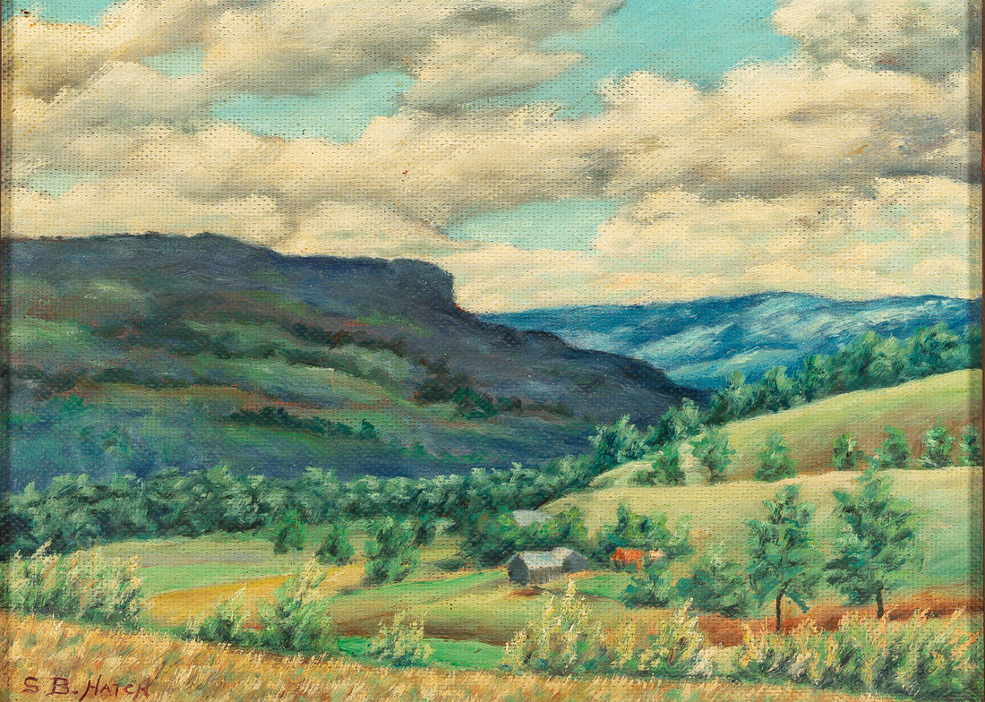 S.B. Hatch (20th C) "Among Beaver River Hills"