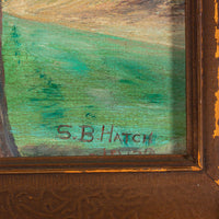 S.B. Hatch (20th C)  "Emerald Lake And Mount Field, B.C."