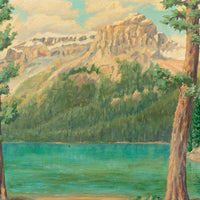 S.B. Hatch (20th C)  "Emerald Lake And Mount Field, B.C."