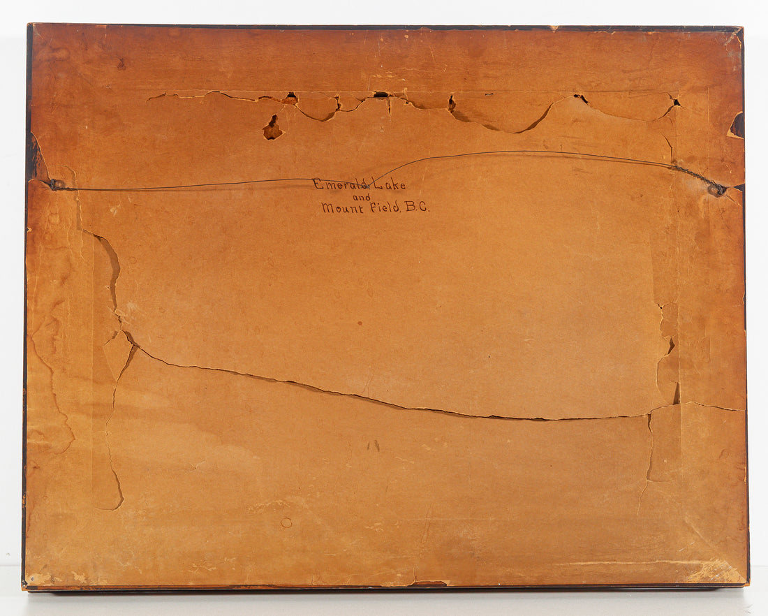 S.B. Hatch (20th C)  "Emerald Lake And Mount Field, B.C."