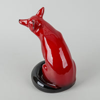 ROYAL DOULTON Figurine Fox Flambe HN 130