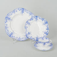 SHELLEY Dainty Blue 16 Pieces