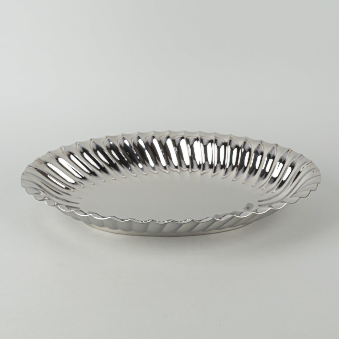 L'OBJET Stainless Steel Swirl Oval Bowl