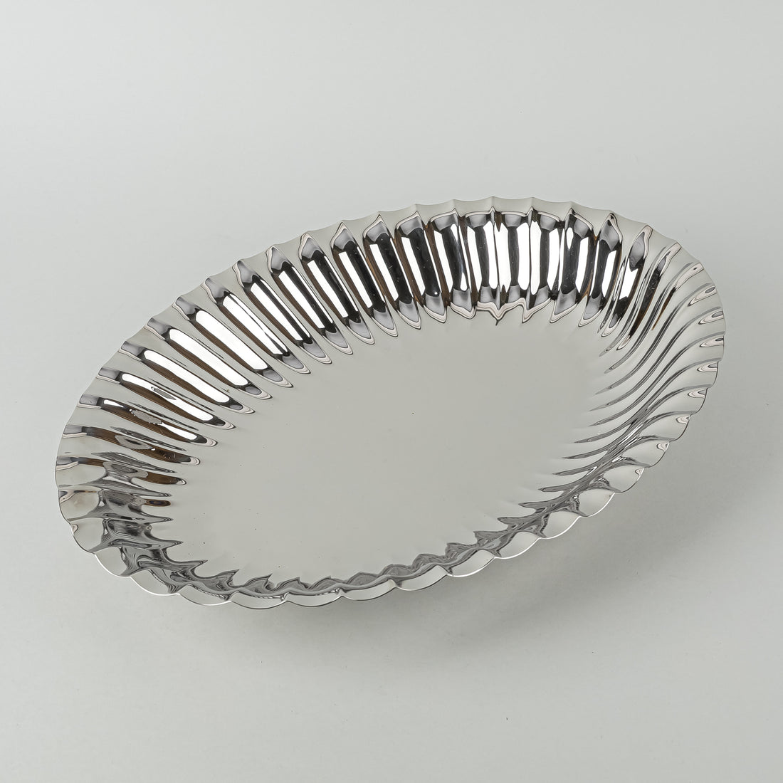 L'OBJET Stainless Steel Swirl Oval Bowl