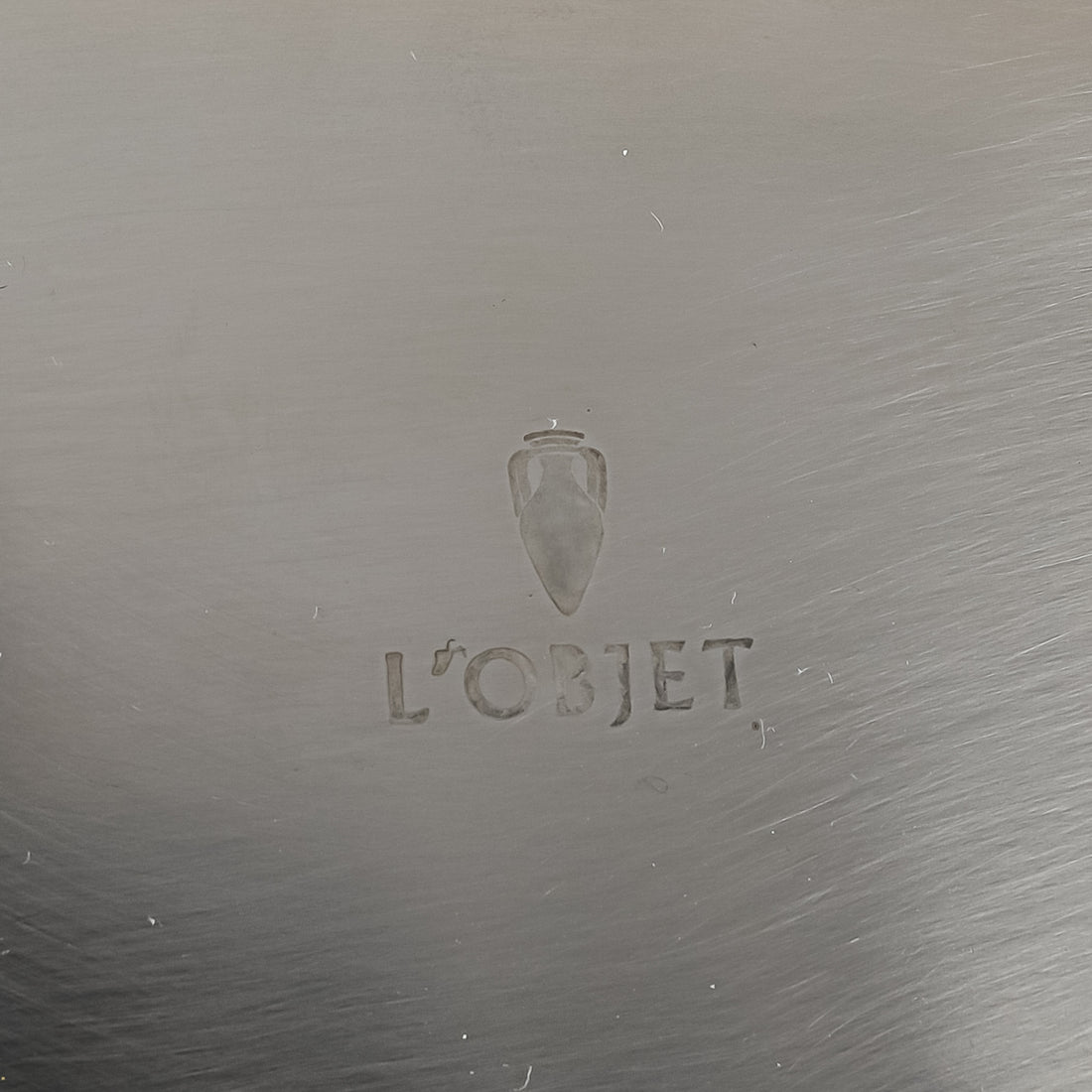 L'OBJET Stainless Steel Swirl Oval Bowl