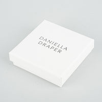DANIELLA DRAPER Sterling Silver Open Oval Link Toggle Bracelet